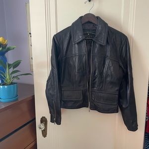 Express Leather Moto Jacket